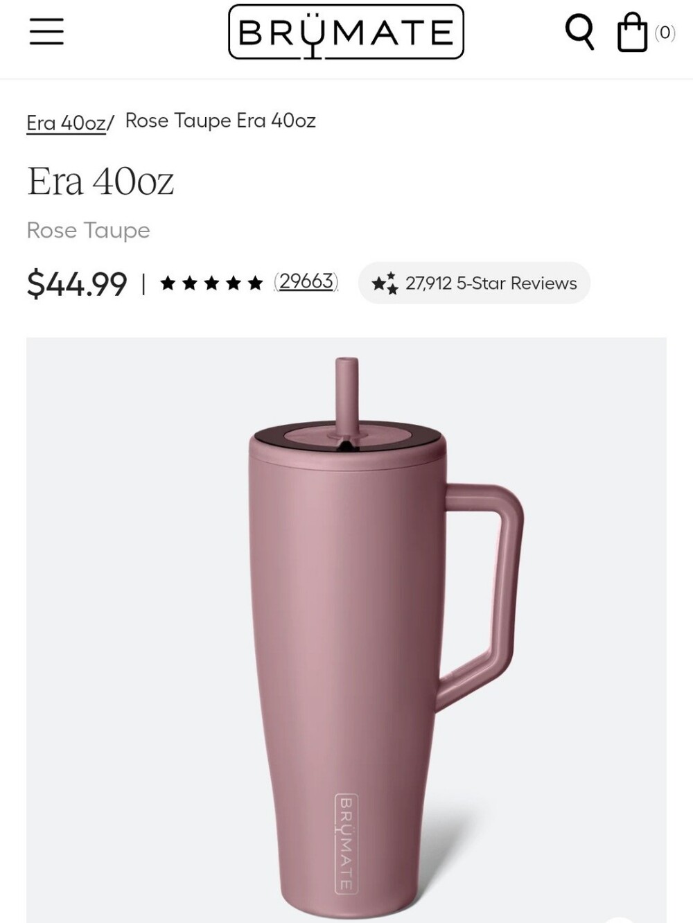 Brumate Era 40oz Travel Tumblr